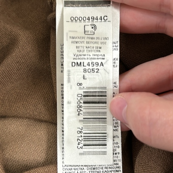 Falconeri ultralight cashmere ombre Sweater in beige brown dégradé size L - Picture 12 of 12